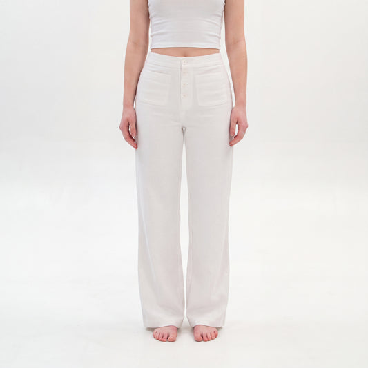 Sofia | Pantalones casuales rectos de cintura alta