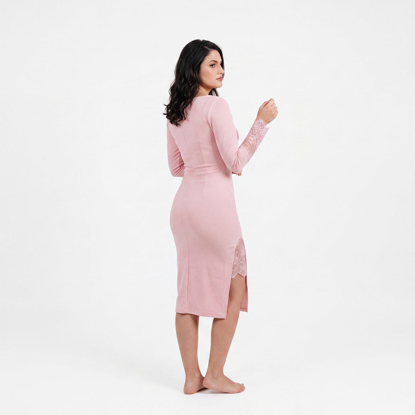 Vestido de noche con encaje Jasmina