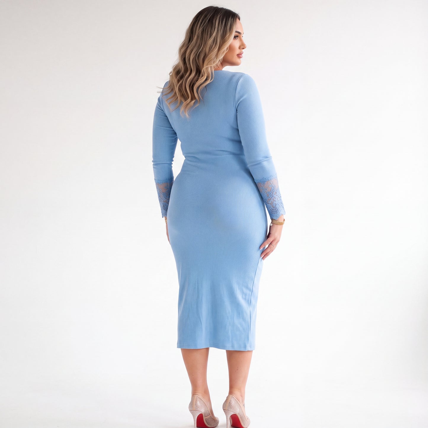 Vestido de noche con encaje Jasmina