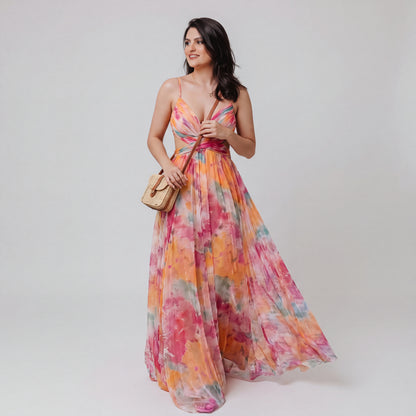 Lola | Vestido largo floral