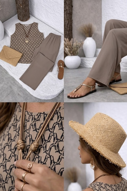 Conjunto | Malva y Arena